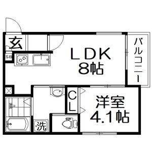 La Regencia花園の物件間取画像