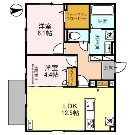 アドヴァンスライフ東花園の物件間取画像