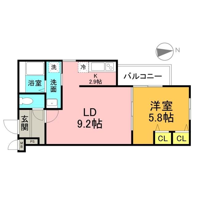 フジパレスさくらの物件間取画像