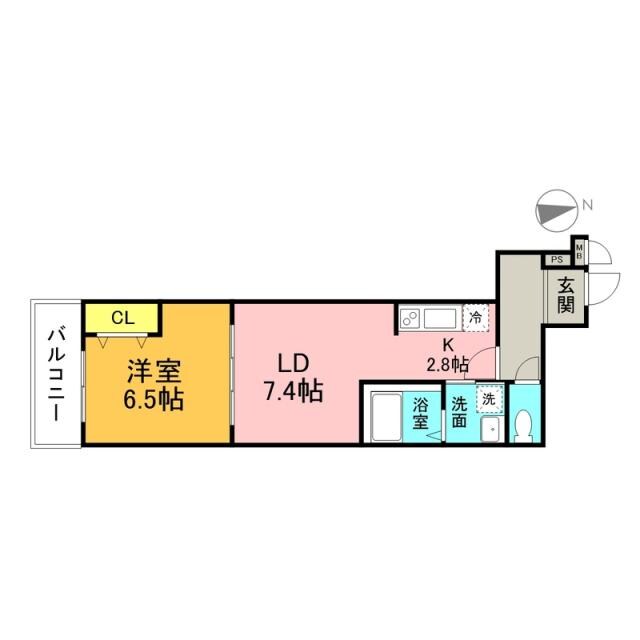 フジパレスさくらの物件間取画像