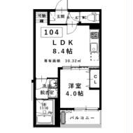 CASA花園の物件間取画像