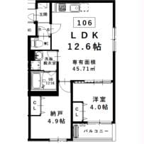 CASA花園の物件間取画像