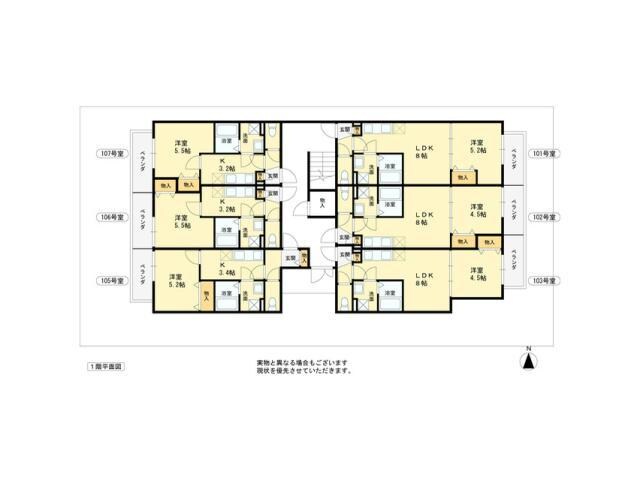 クレアール八戸ノ里の物件外観写真