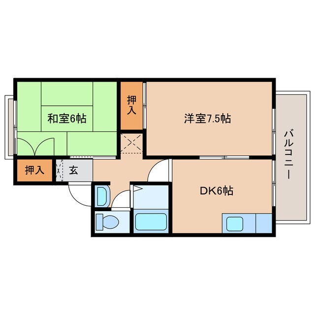 ハイツペガサスの物件間取画像