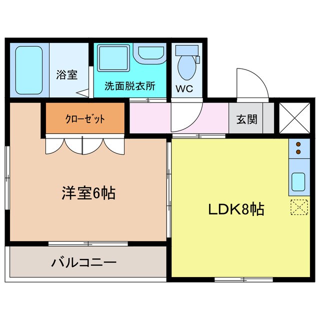 ボンヌールの物件間取画像