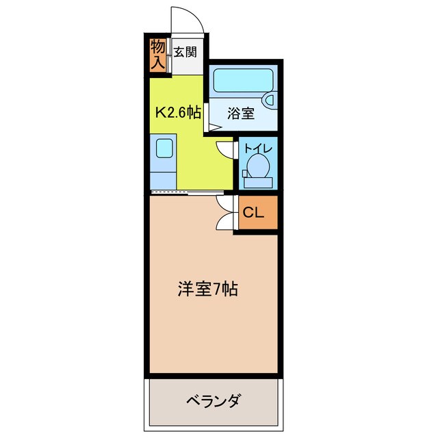 ブルージュハイムⅠの物件間取画像
