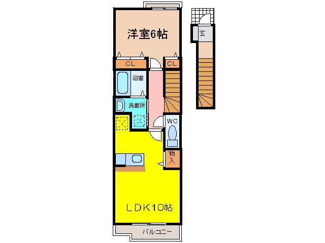 シェリールの物件間取画像