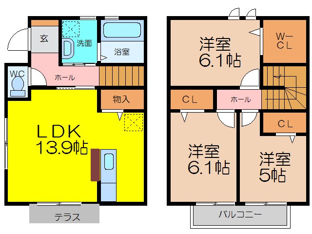 フィールドインビレッジの物件間取画像