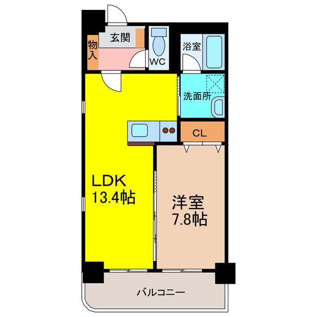 Y・SENレジデンス神園の物件間取画像