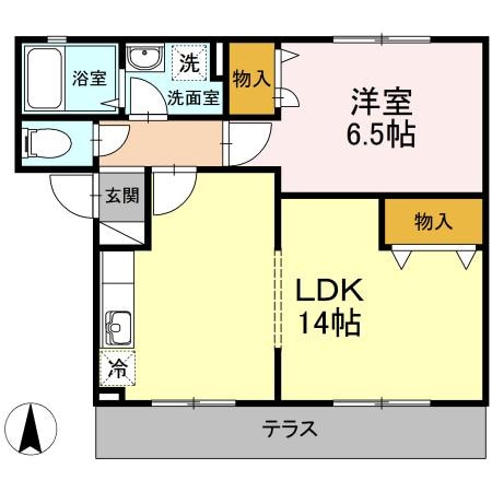 パサージュⅡの物件間取画像