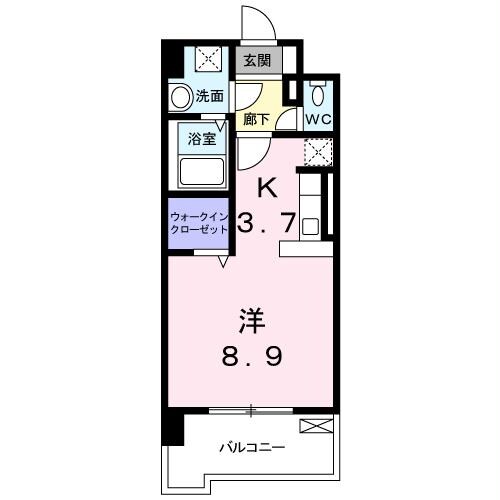 マーヴェラス駅南の物件間取画像