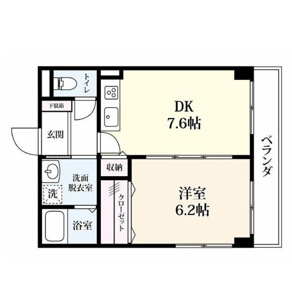シンフォニイ駅前中央の物件間取画像