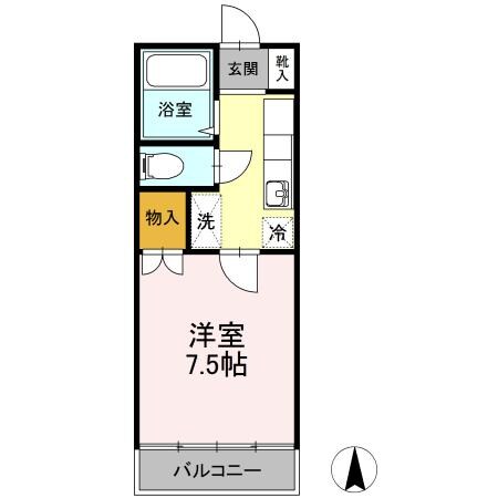 メゾン精　Ⅱの物件間取画像