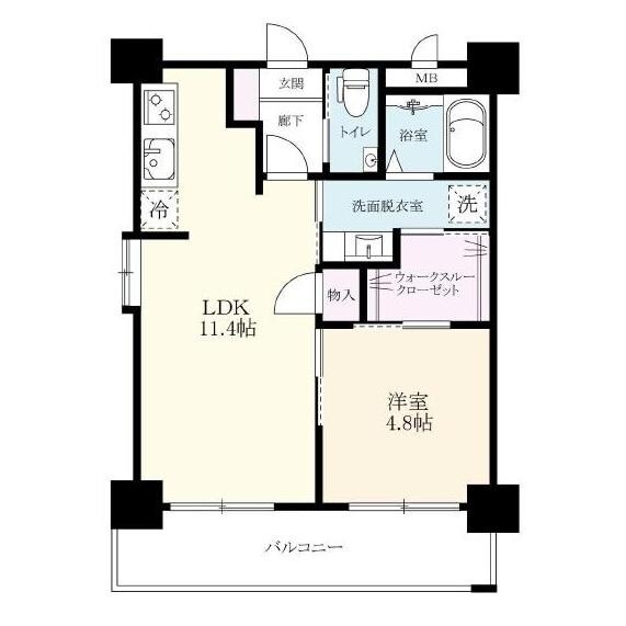 プレミアムタワー佐賀駅北の物件間取画像