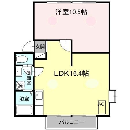 サンガーデンナベシマ　C棟の物件間取画像