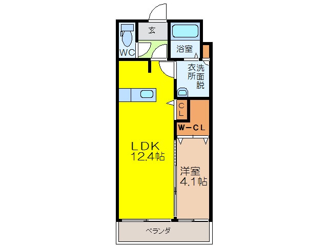 グランフォート江北の物件間取画像