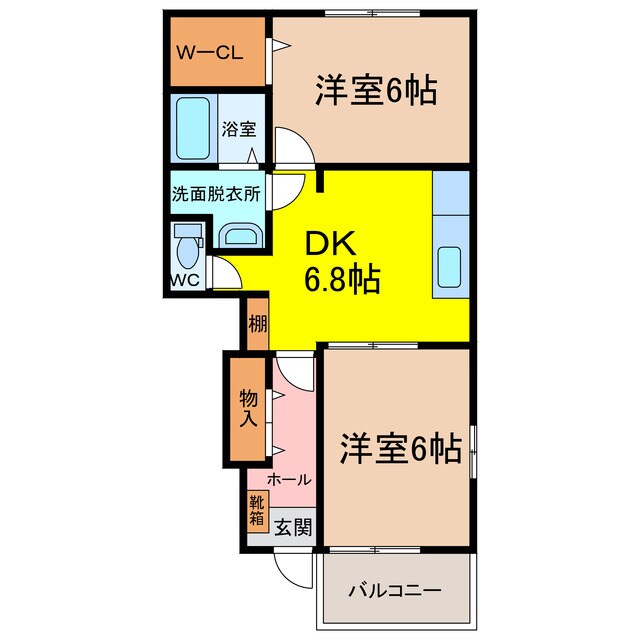 シャトーフレイズの物件間取画像