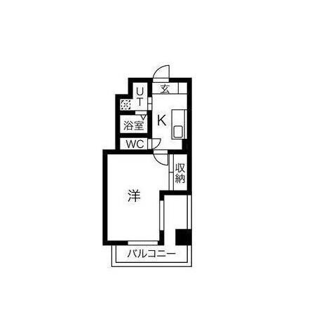 Uni　E‘terna佐賀医学部前の物件間取画像