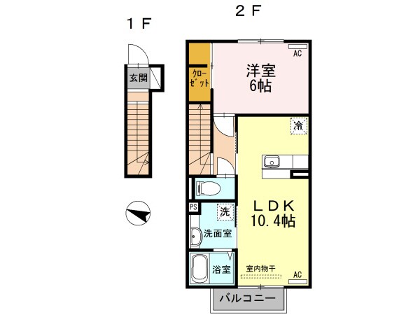 ビジュアムール　Ａの物件間取画像