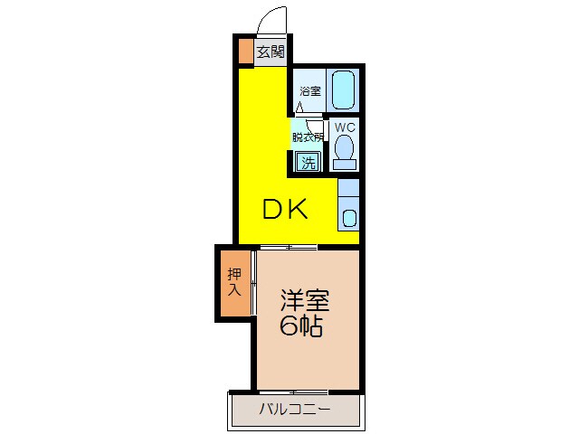 パールマンション鹿の子の物件間取画像