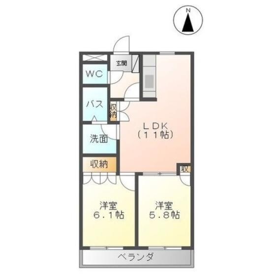 ピュアタウンの物件間取画像