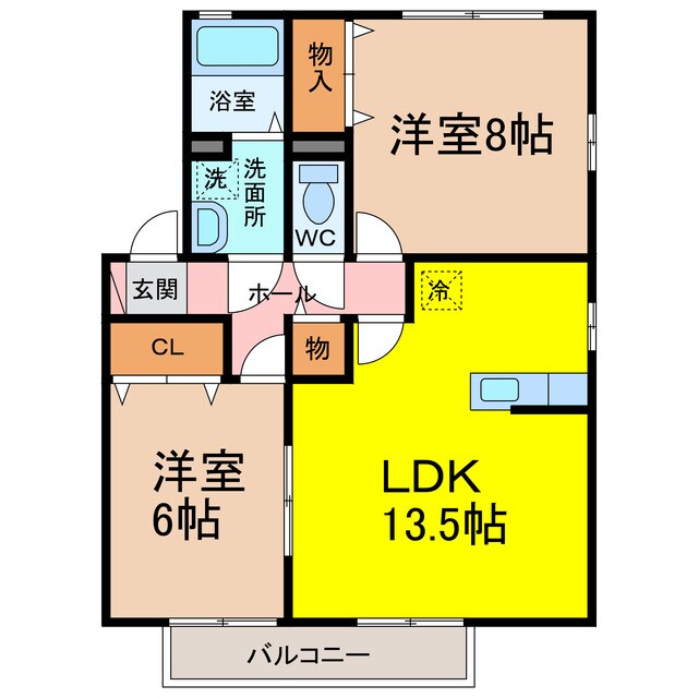 ルミエールの物件間取画像