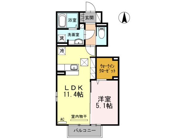 エスカーザの物件間取画像