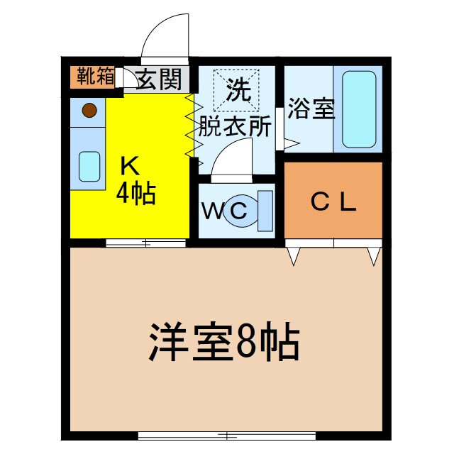 ラヴィＭの物件間取画像