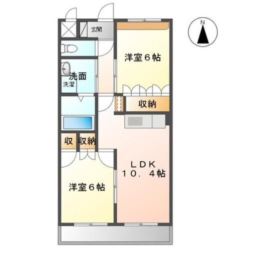 シャインヒルズＱの物件間取画像
