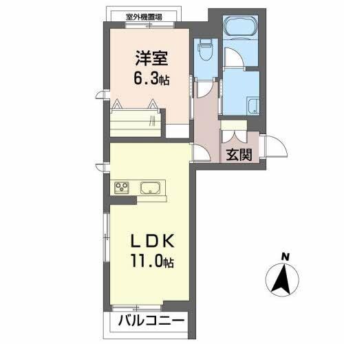 シャーメゾンＡｃｅの物件間取画像