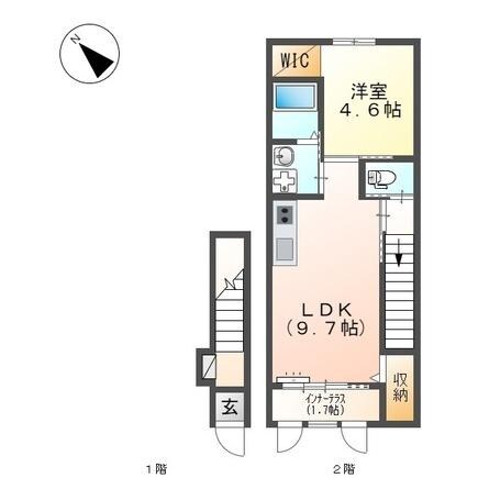 ＪＩＮ１ｓｔの物件間取画像