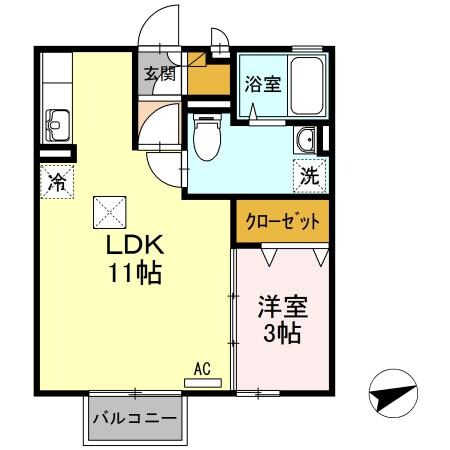 シュロスヤマナカの物件間取画像