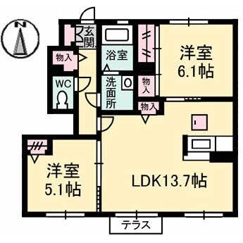 エルドラド凌の物件間取画像