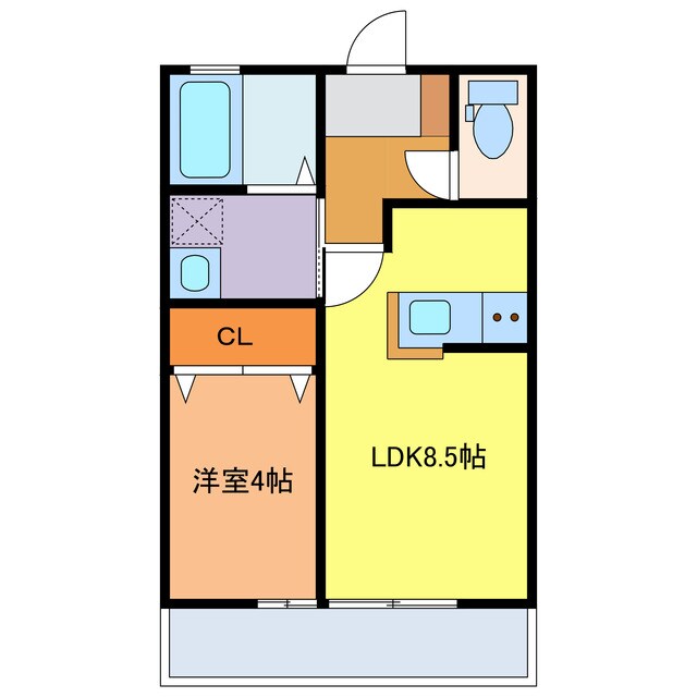 ファミール東山の物件間取画像