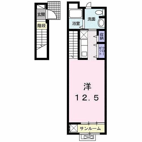 アルカンシエル（総社）の物件間取画像