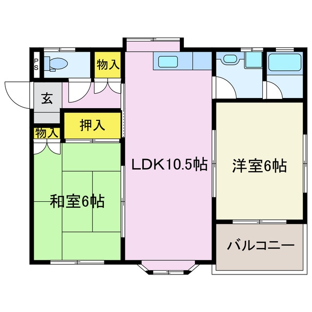 物件間取画像