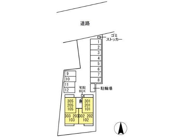 D-ROOM紅雲町Aの物件外観写真