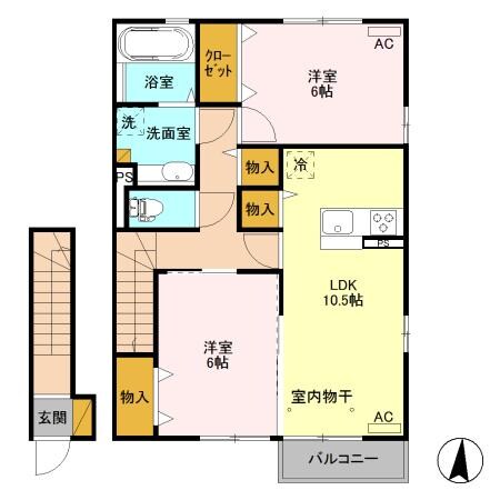 キャッツアイ　Ｂの物件間取画像