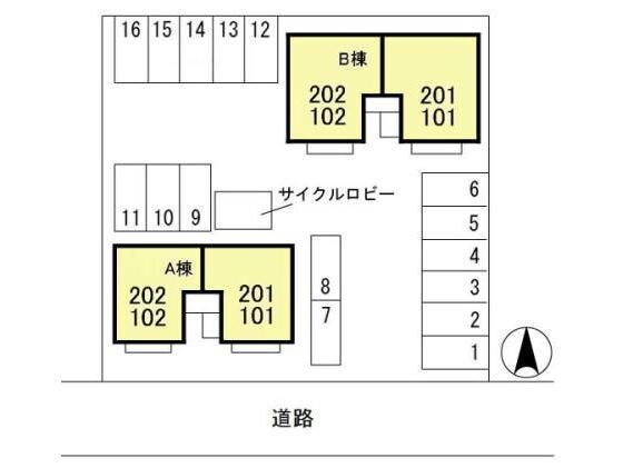 サニーウェル　Ａの物件外観写真