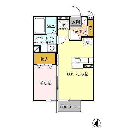 マリナ グランデ　Ａの物件間取画像