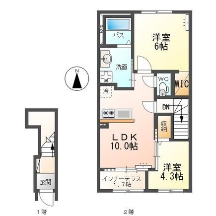 ピパトールの物件間取画像