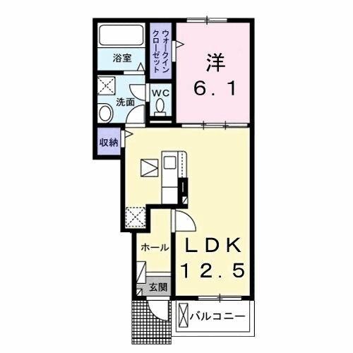 グレイスパークⅠの物件間取画像