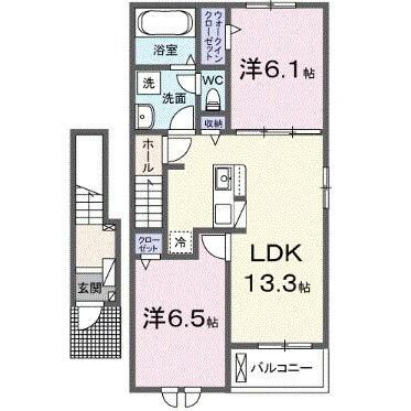 ホープフル豊岡の物件間取画像