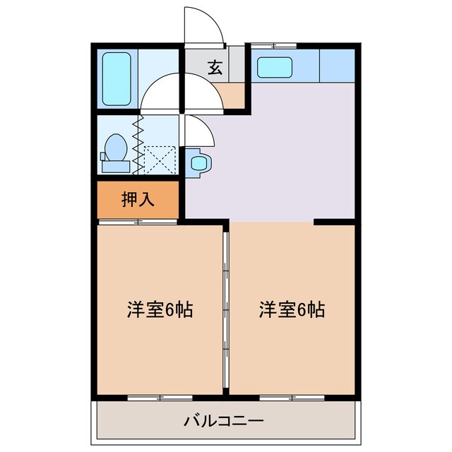 グリーンヴィレッヂの物件間取画像