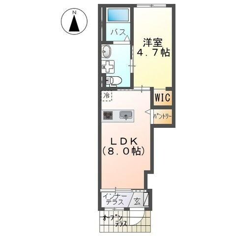 カンパーニュの物件間取画像
