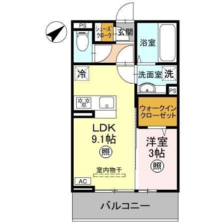 物件間取画像