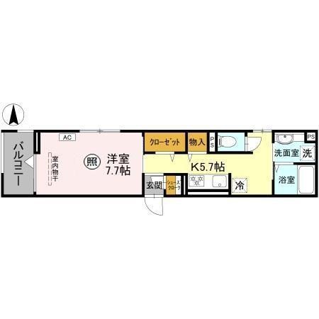 La Maison 表町の物件間取画像