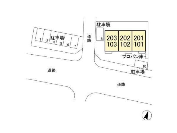 フラールの物件外観写真