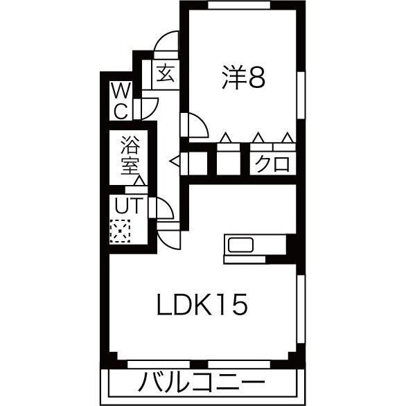 グリーンパークAyaの物件間取画像