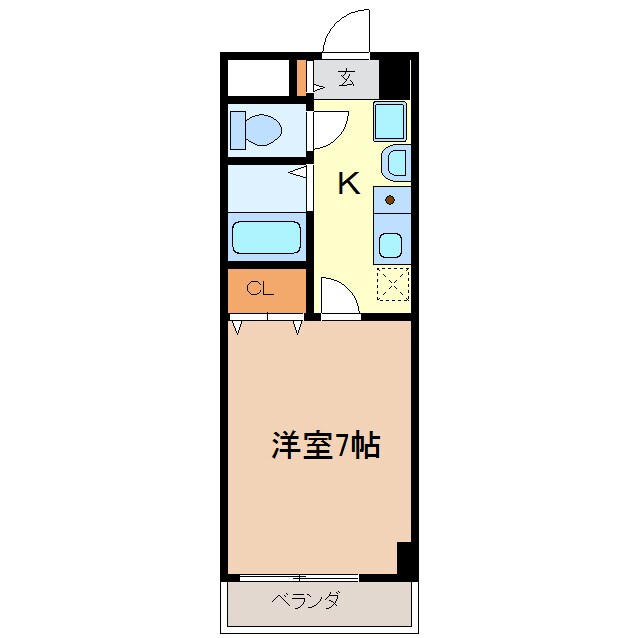 アスティオス港楽の物件間取画像